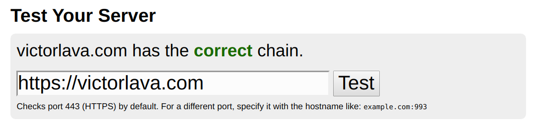 Chain CRT Valid
