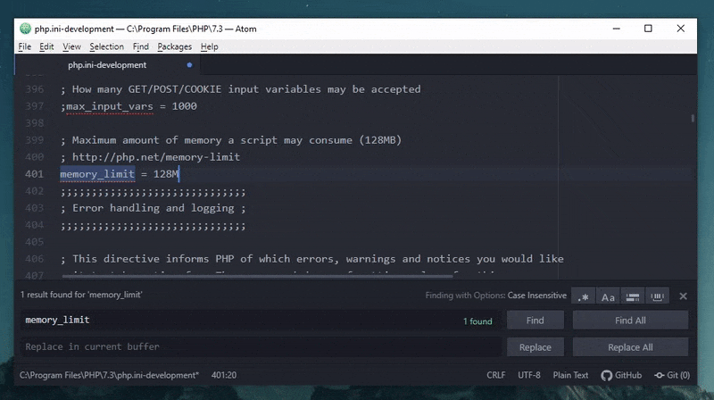PHP Configuration