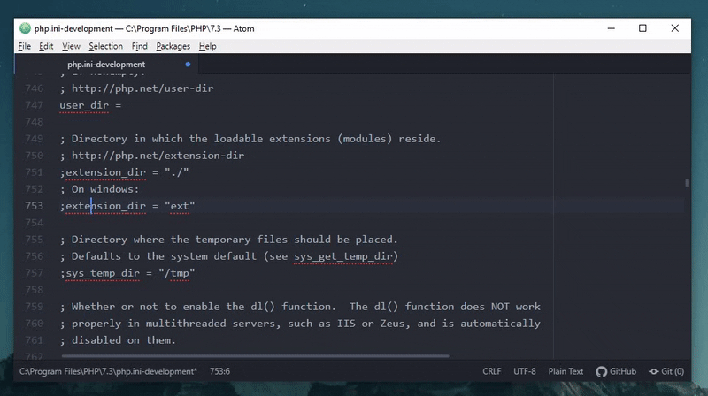 extension_dir